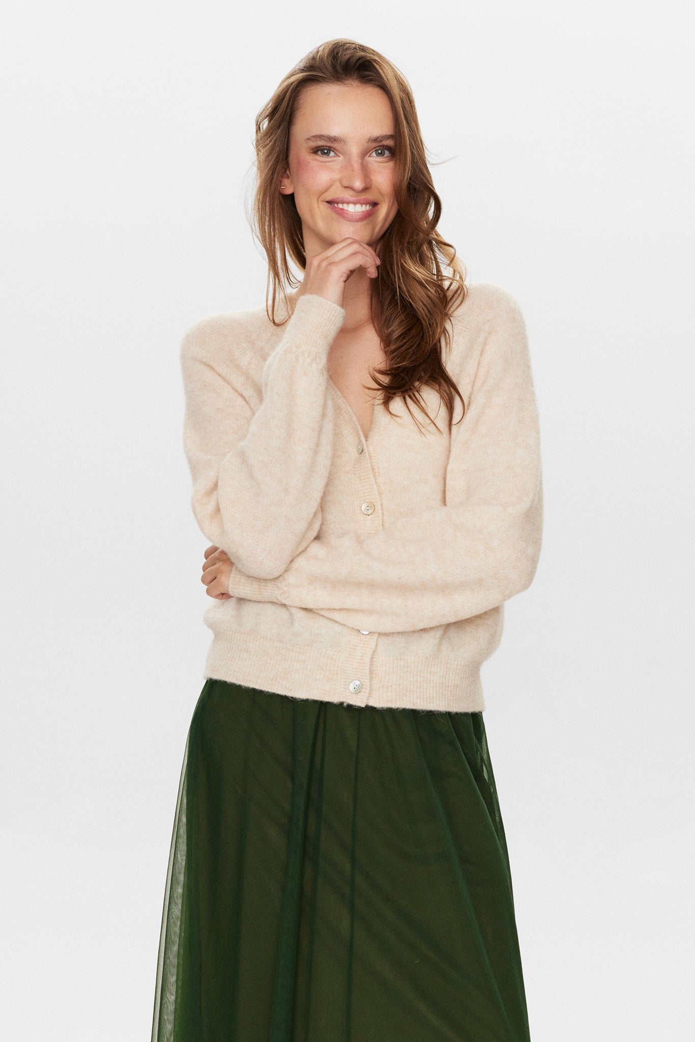 NURIETTE V-NECK PULLOVER  - Aquarius
