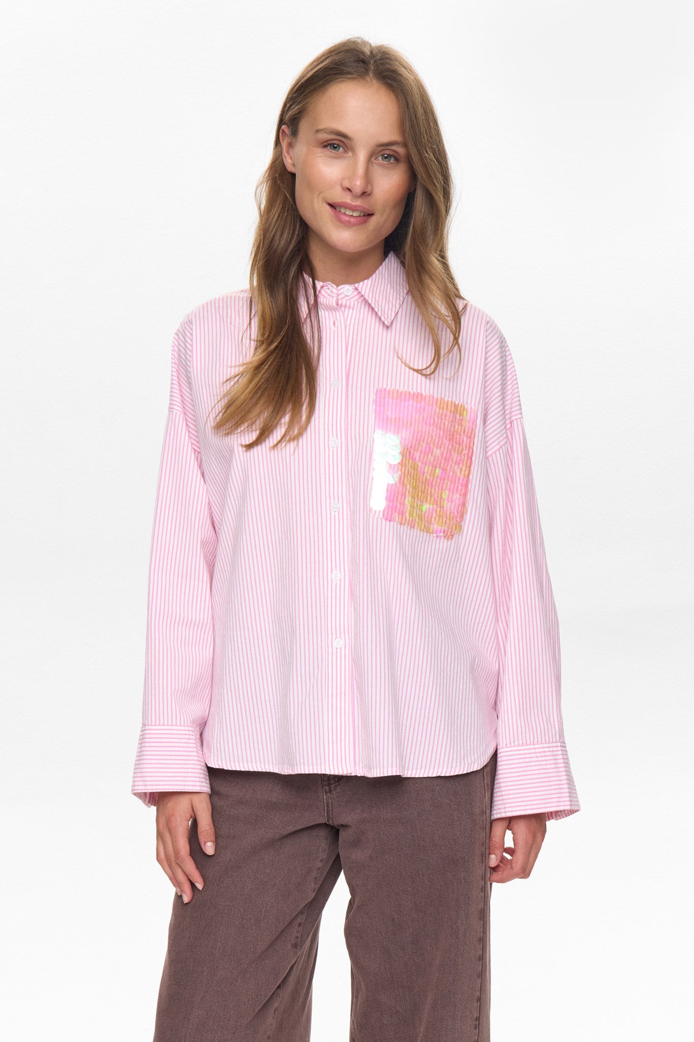 NUDARMI SHIRT - Fuchsia Pink