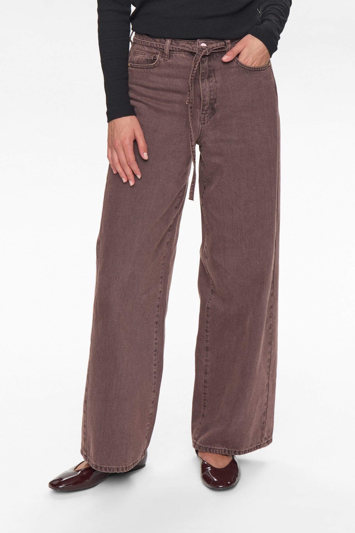 NUBROOKLYN JEANS COLOR - Black Coffee Washed