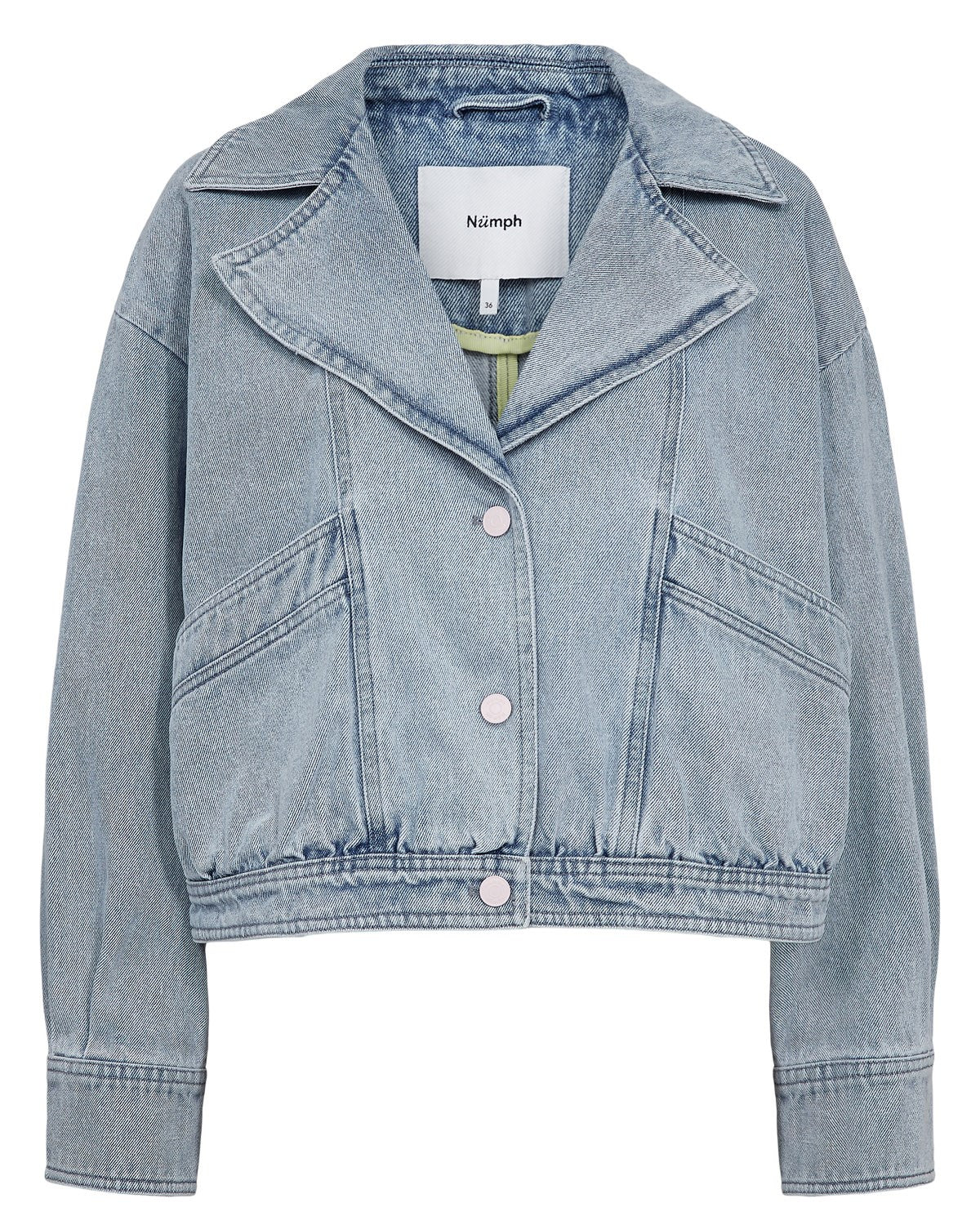 NUSTACIA DENIM JACKET - Light Blue Denim