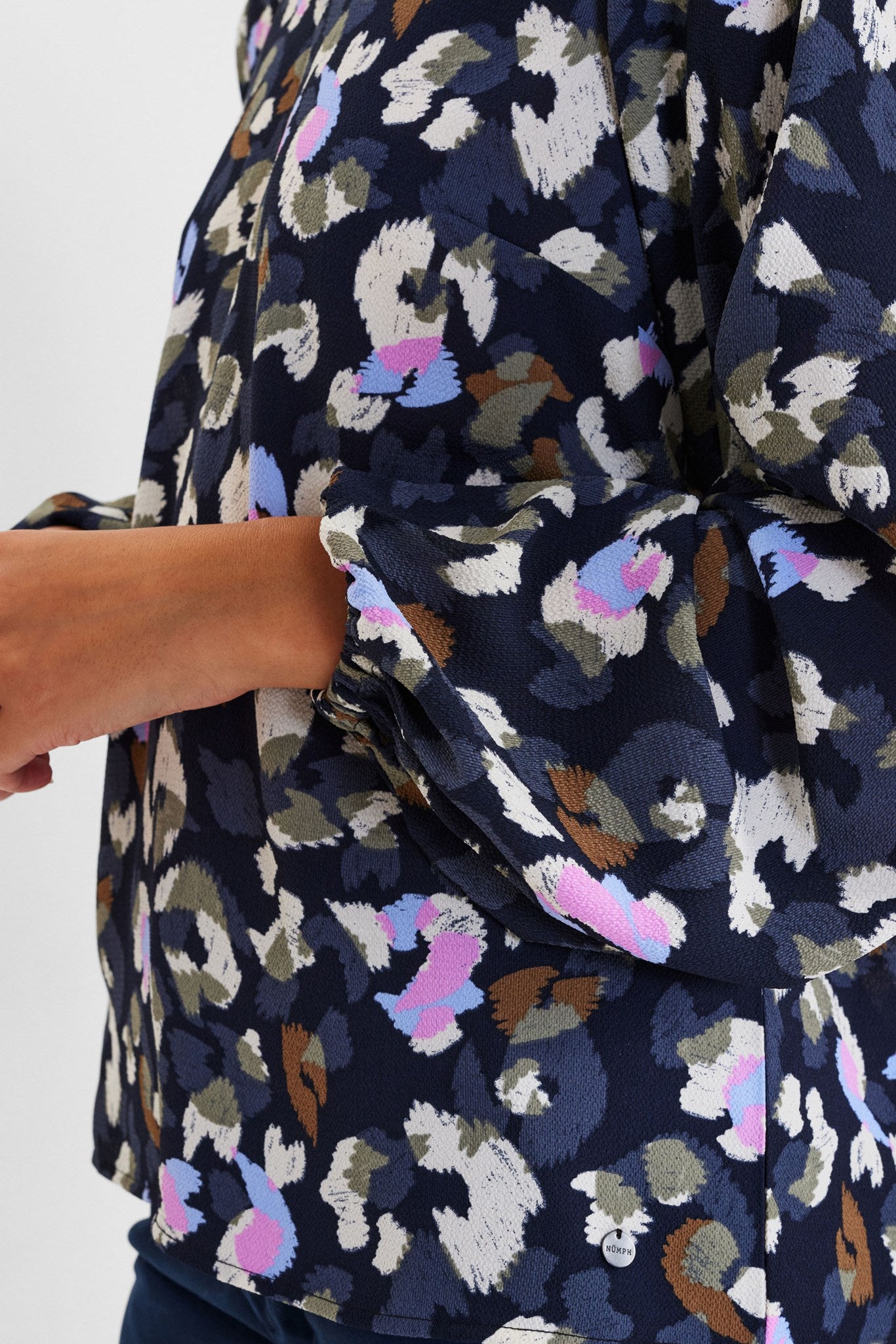 702173 Blomstre Skjorte Blå 4