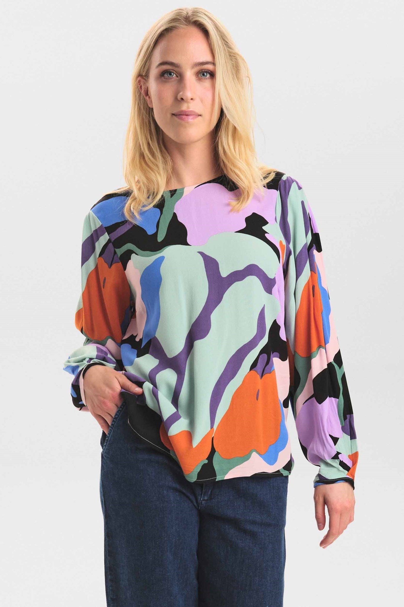 RUFFLE COLD SHOULDER BLOUSE PALACE PLAYHOUSE