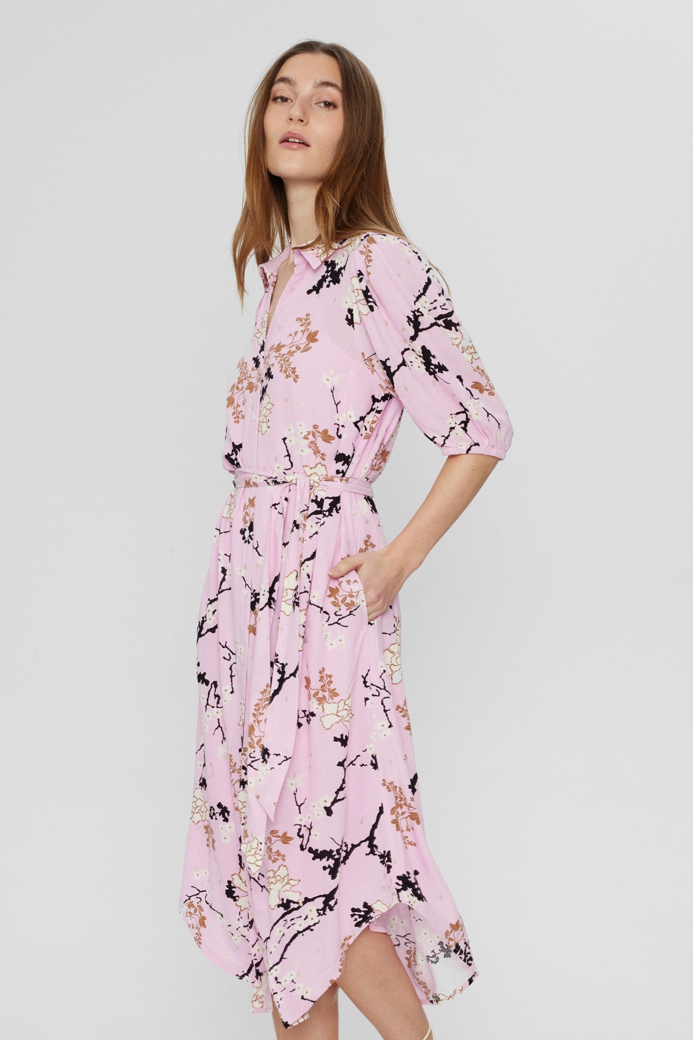 Roseate midi shop dress