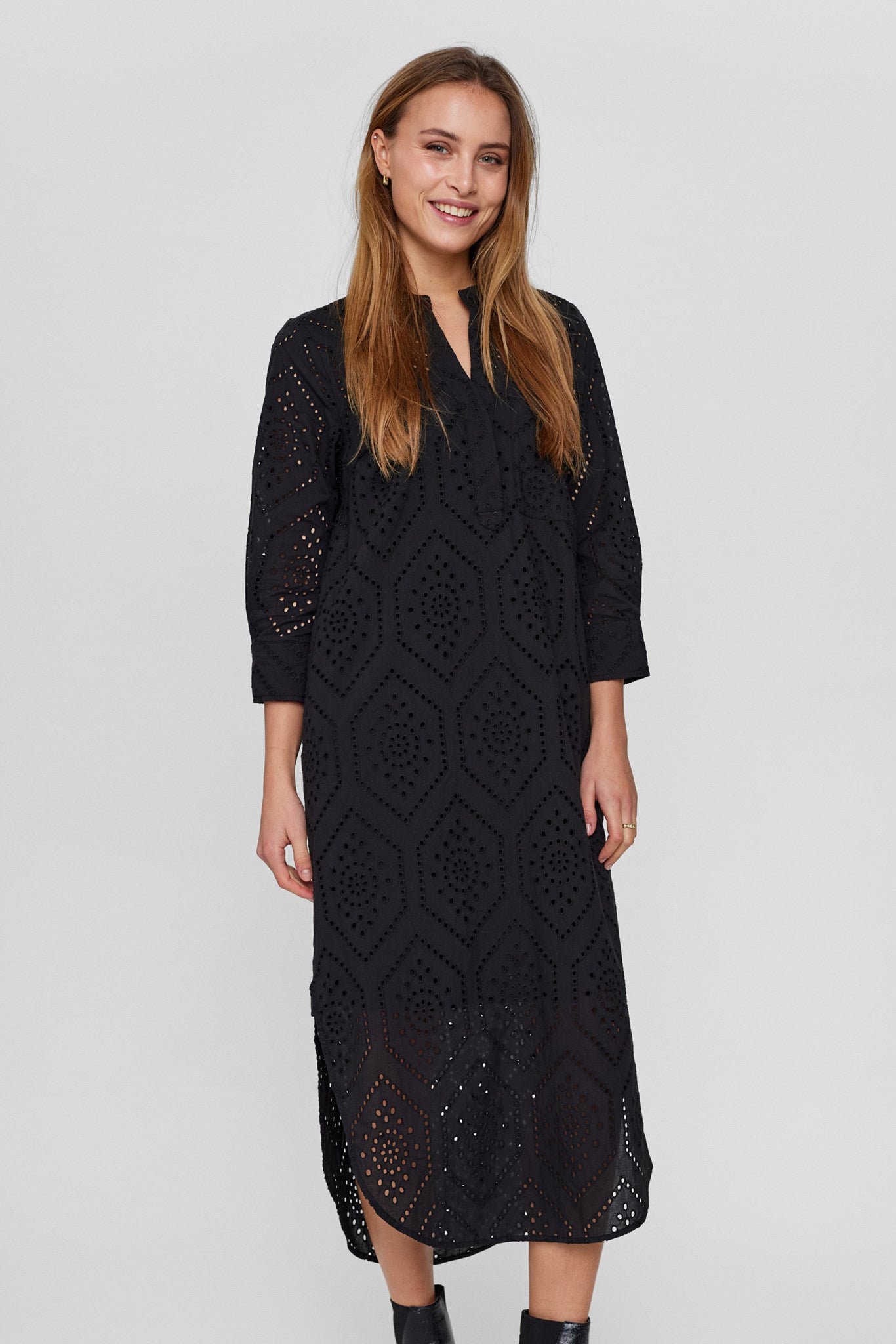 NUAMILIA DRESS - Caviar main image 1