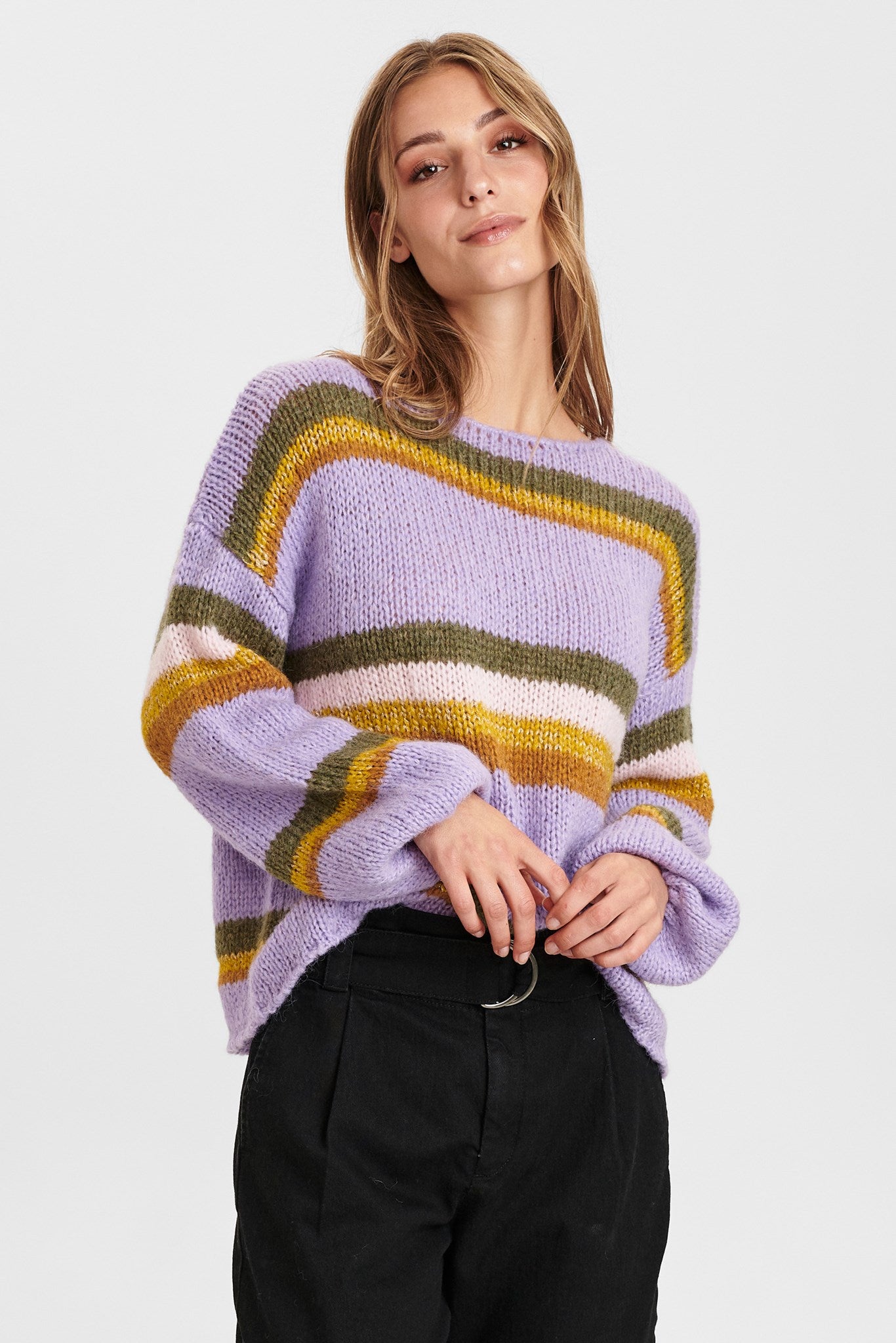 NUCARWEN PULLOVER LS - Grape leaf main image 1
