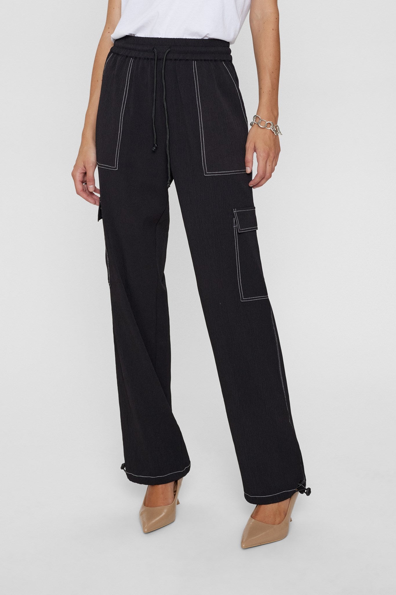 PRE-OWNED NUYRSA PANTS - Caviar