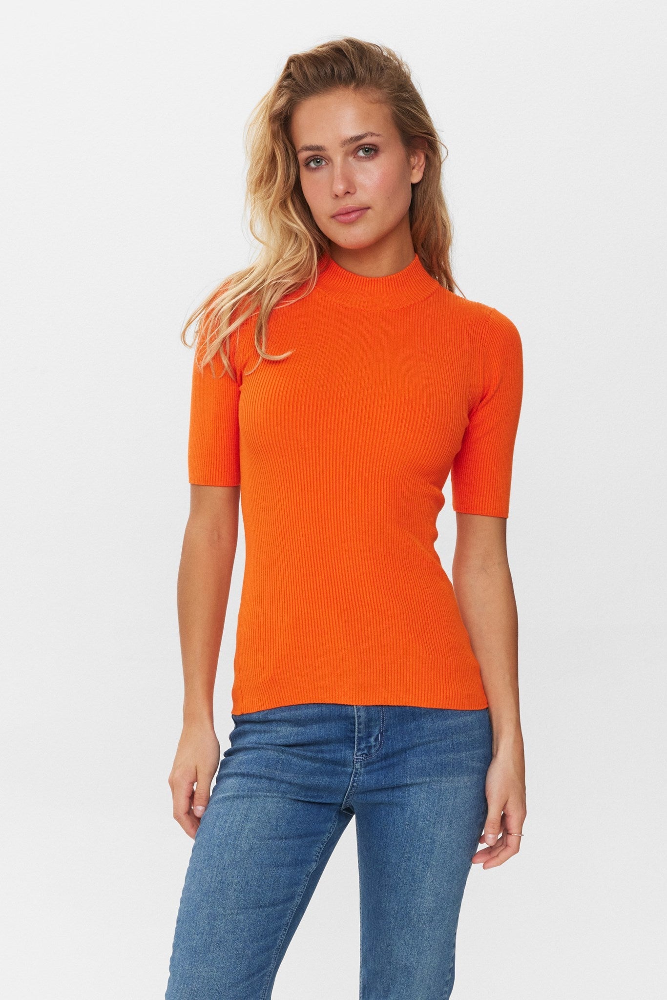 PRE-OWNED NUBIA SS PULLOVER  - Red Orange