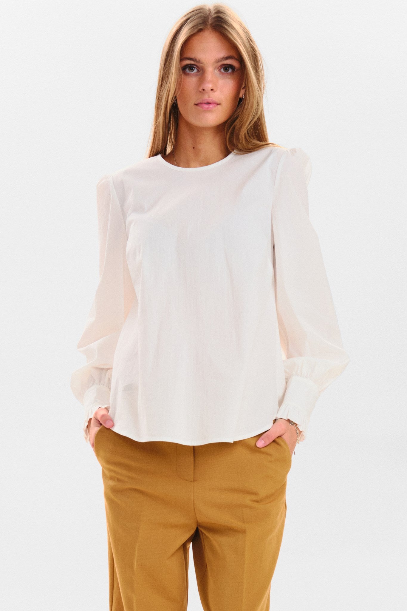 PRE-OWNED SISEJA BLOUSE - Bright White