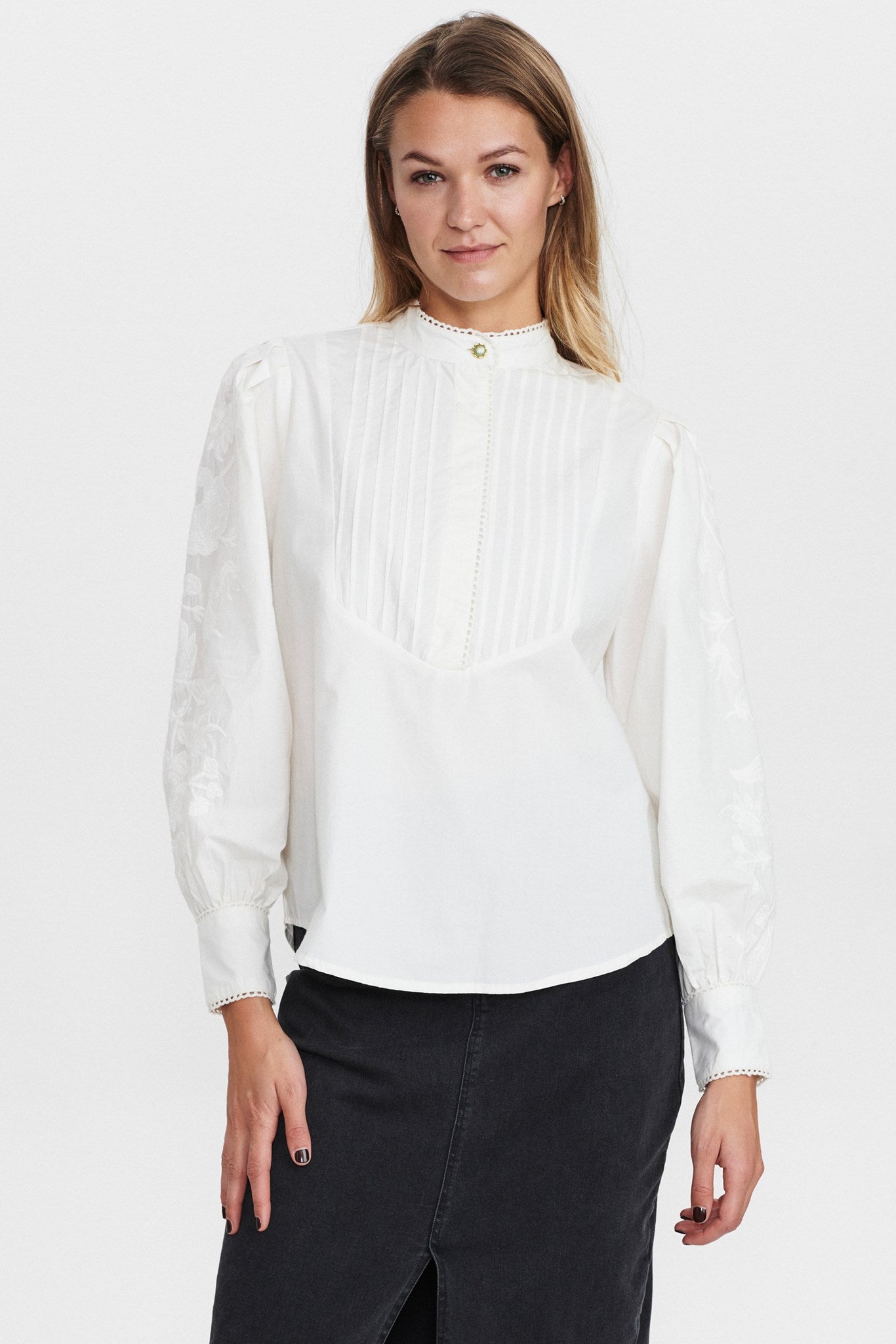 PRE-OWNED NUAYMA BLOUSE - Cloud Dancer