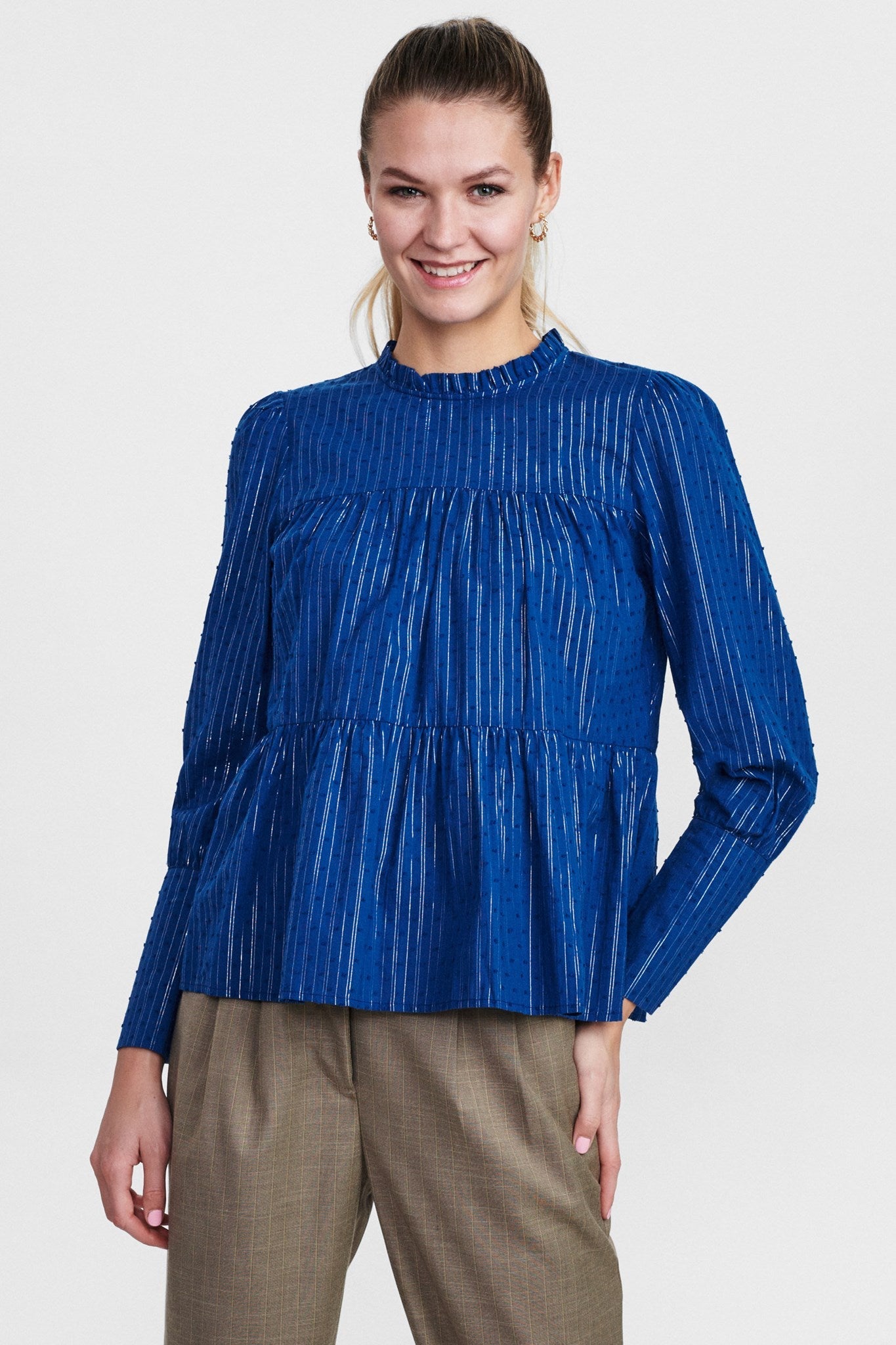 PRE-OWNED NUMAYOA BLOUSE - Estate Blue