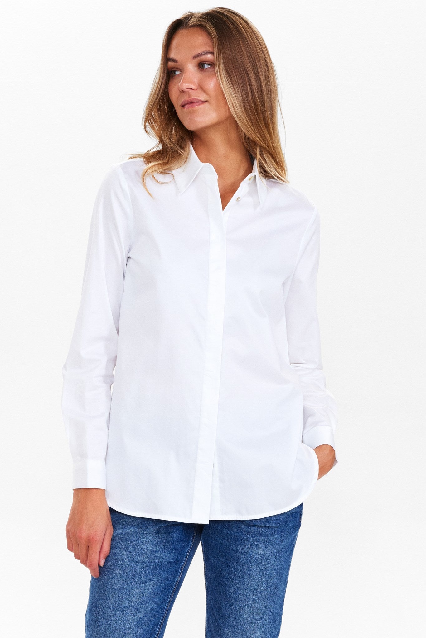 PRE-OWNED NUHELENA NOOS SHIRT  - Bright White