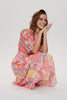 NUKYNDALL SS DRESS - Salmon Rose