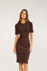 NURILEY DRESS - Black Coffee