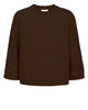 NURIETTE SELMA PULLOVER - Black Coffee