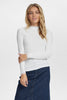 NUBOWIE LACE BLOUSE - Cloud Dancer