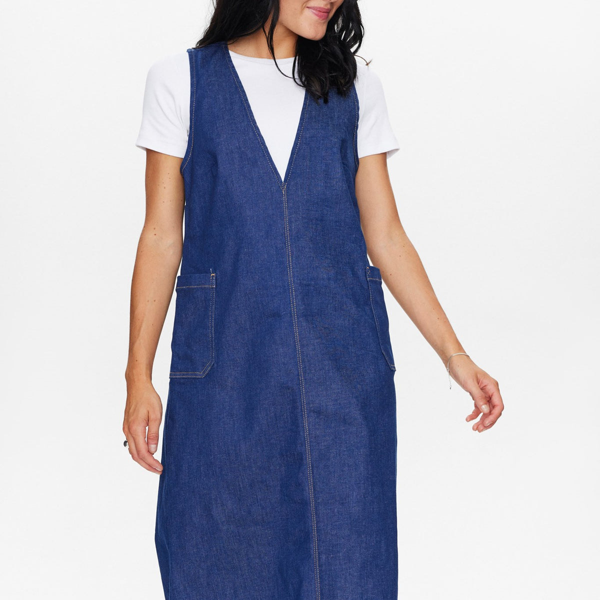 white christmas dresses NUGIGI DENIM DRESS