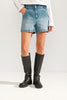 NULULU DENIM SHORTS  - Medium Blue Denim