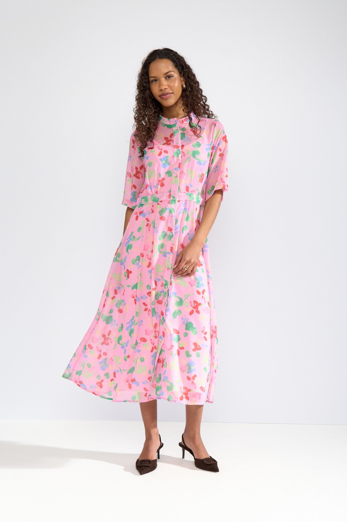 NUKYNDALL NEW SS DRESS - LILAC SACHET