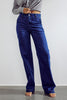 NUAMBER PANTS X LONG - Dark Blue Denim 1