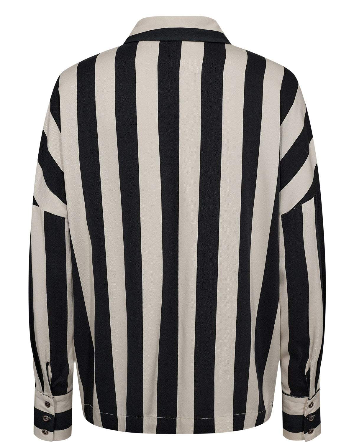 NUMINZU STRIPE SHIRT - Caviar