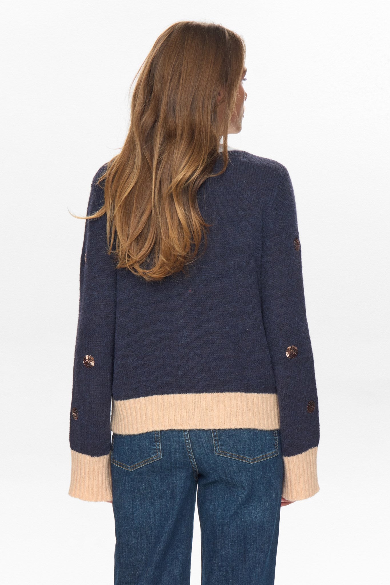 NUATMY CARDIGAN - Dark Sapphire