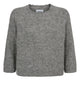 NURIETTE SELMA RIB PULLOVER  - Medium Grey mel