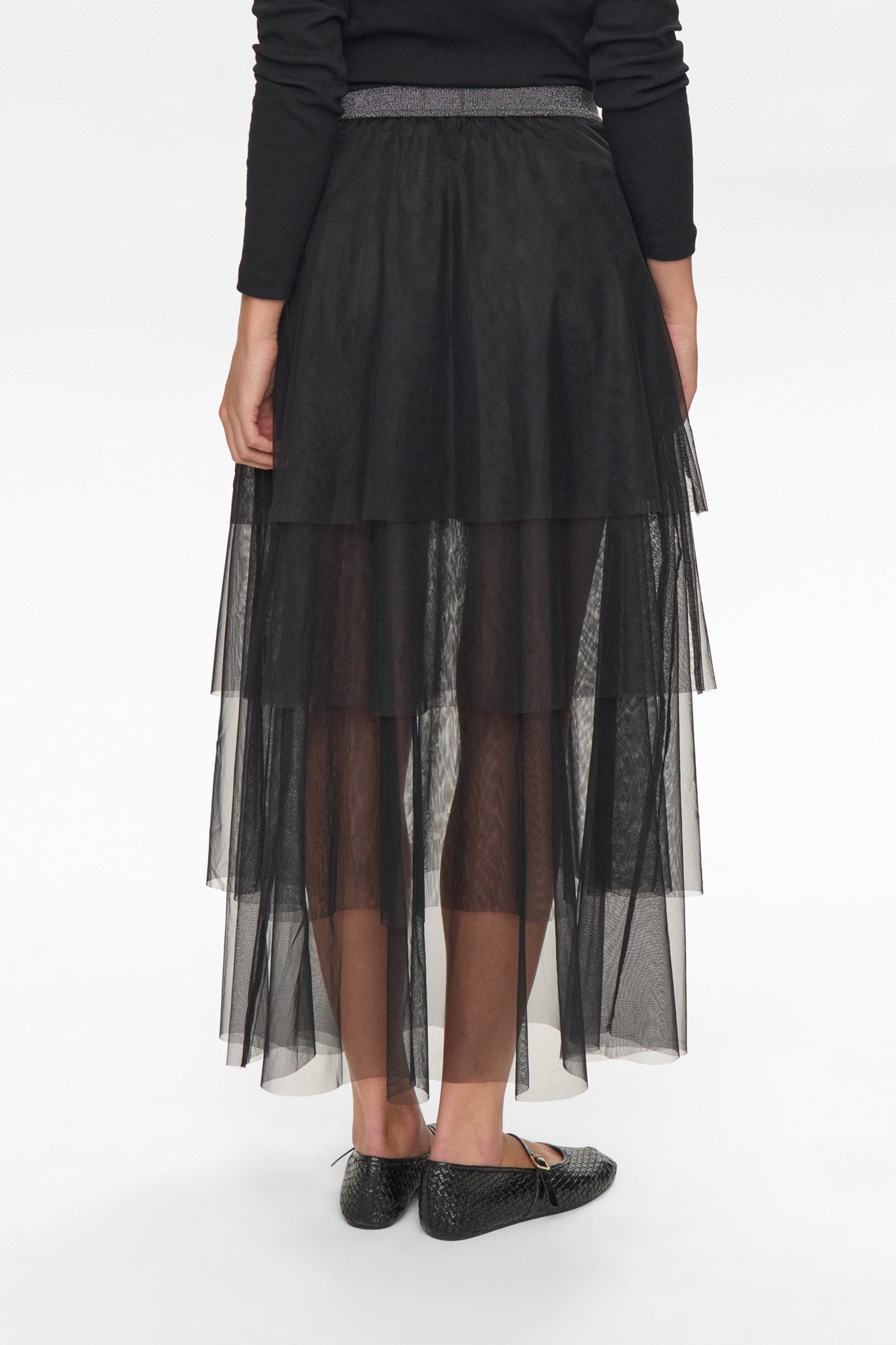 NUEA LAYER SKIRT - Caviar