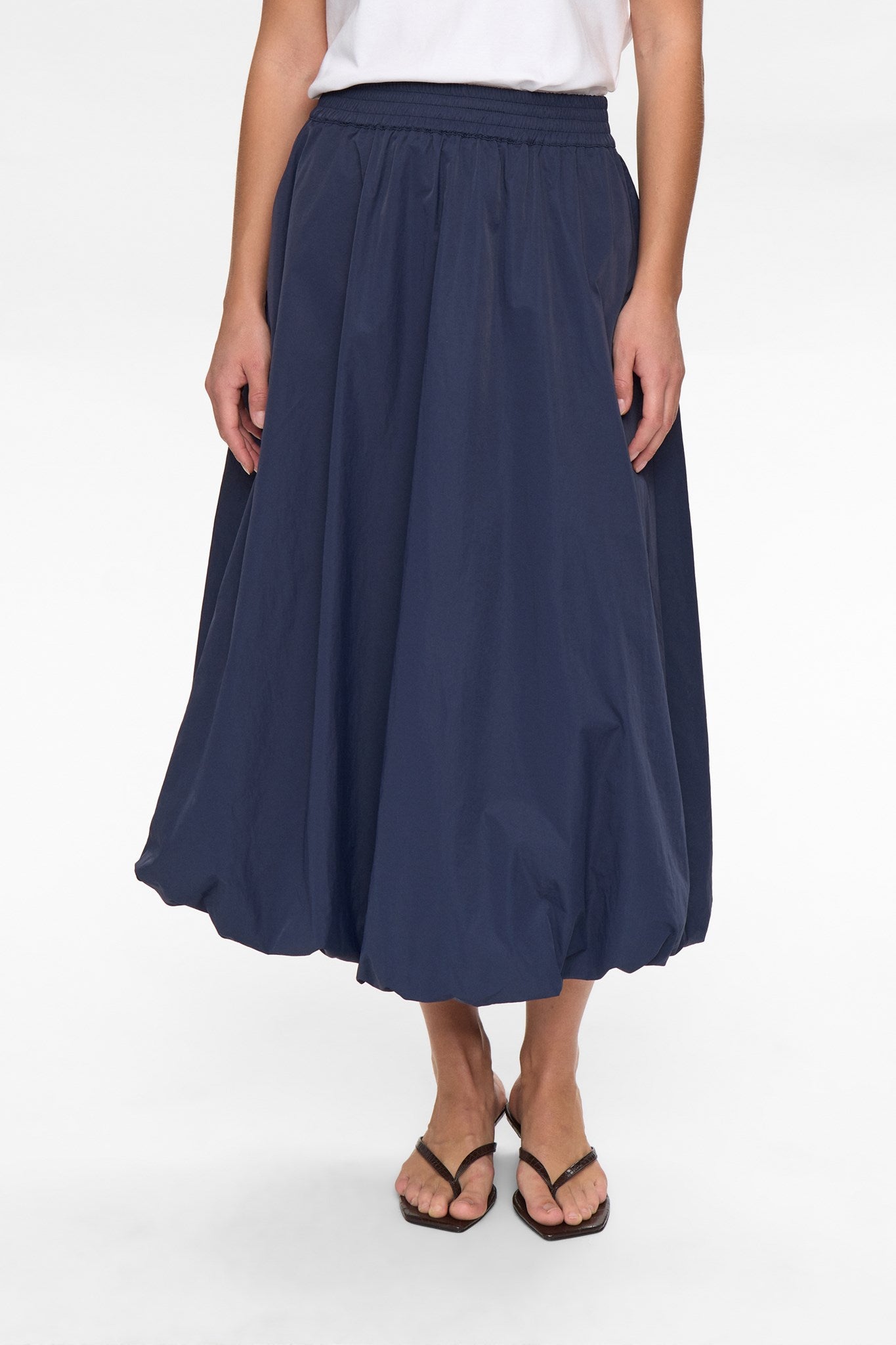 NUFRANKIE BALLOON SKIRT - Dark Sapphire
