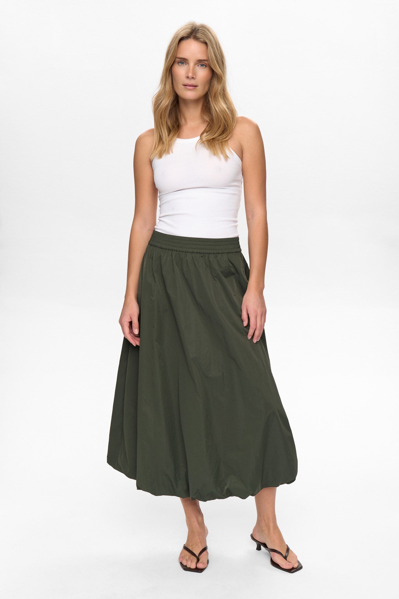 NUFRANKIE BALLOON SKIRT - Rosin