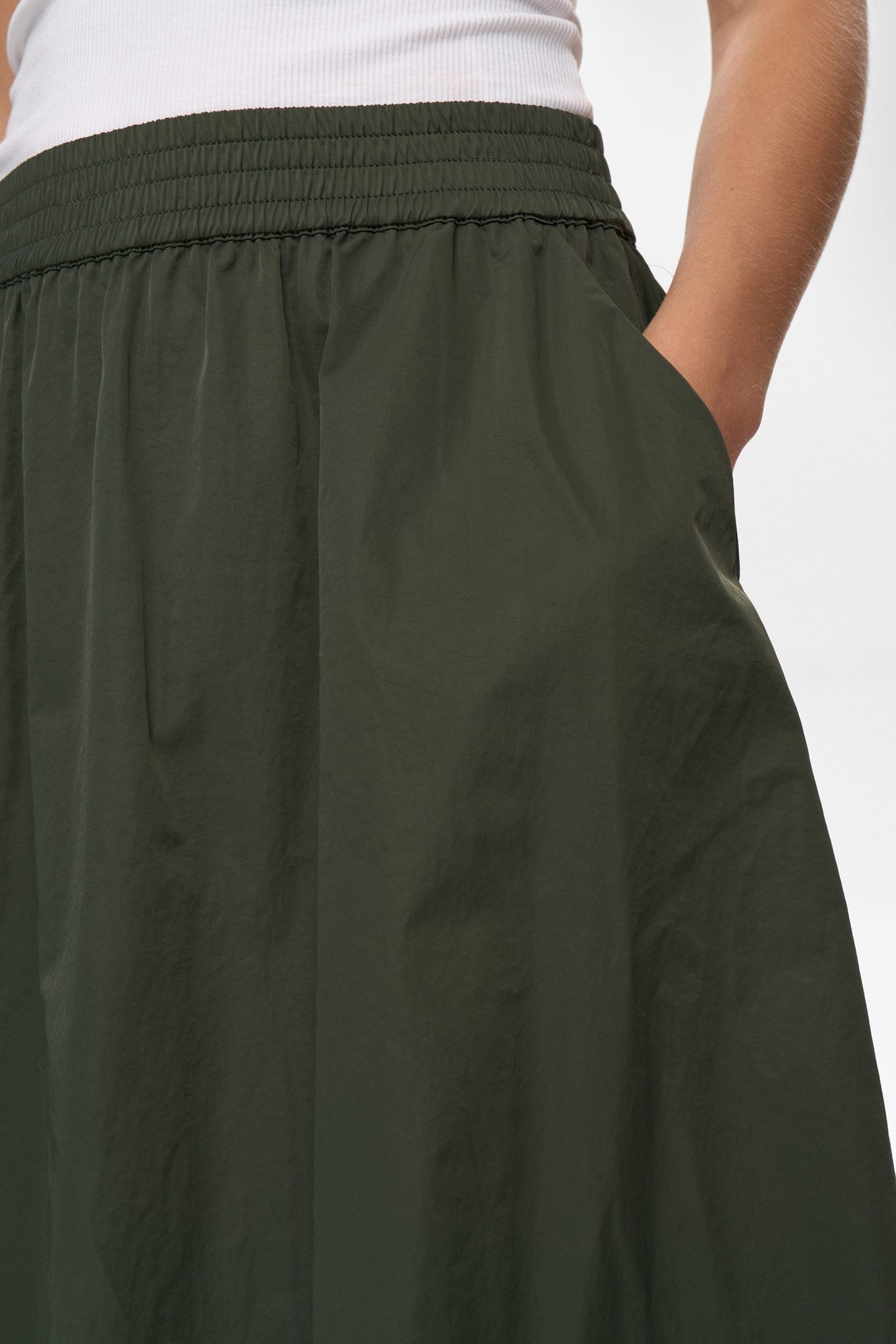 NUFRANKIE BALLOON SKIRT - Rosin