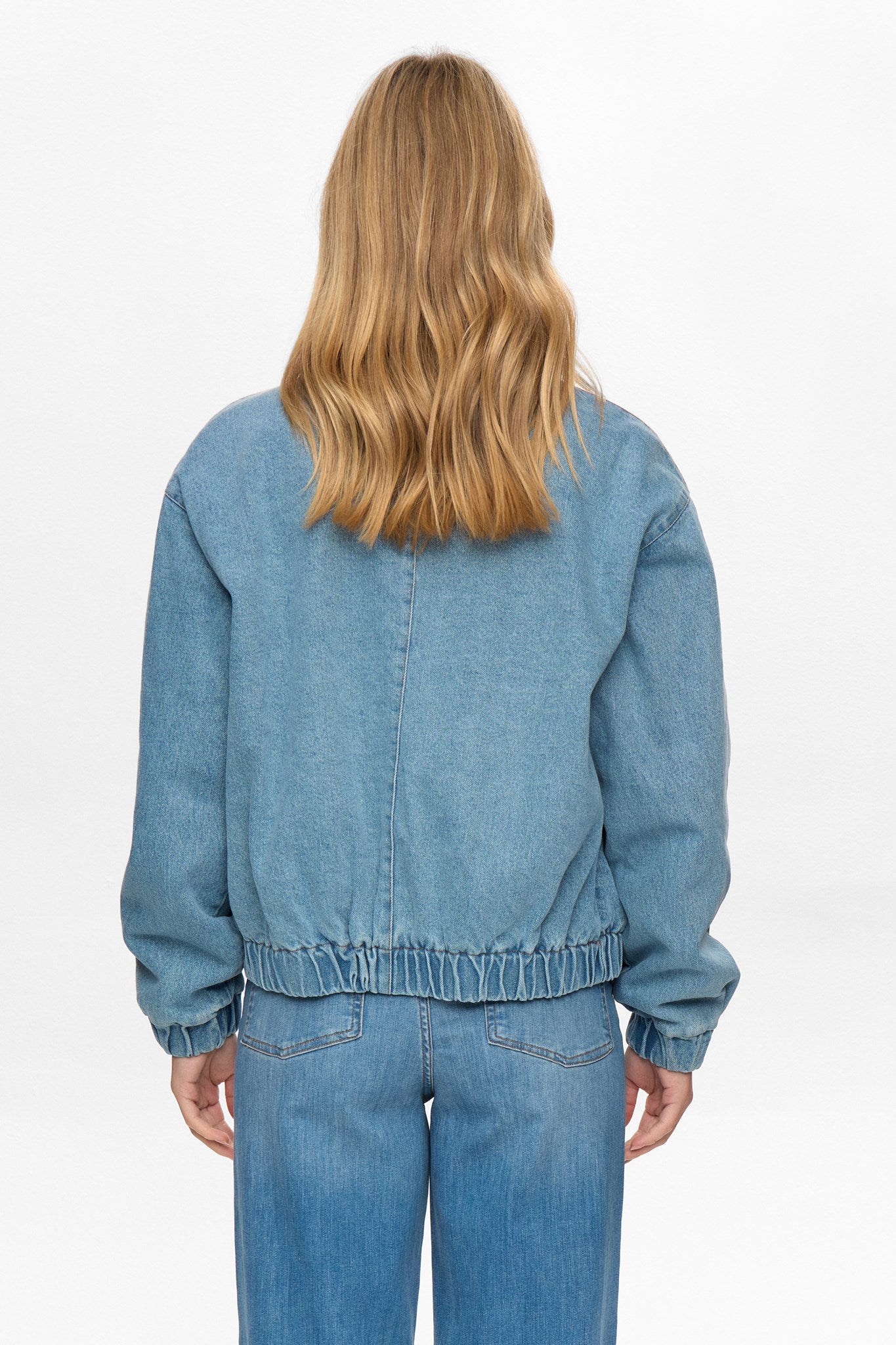NUDENIMA JACKET - Medium Blue Denim