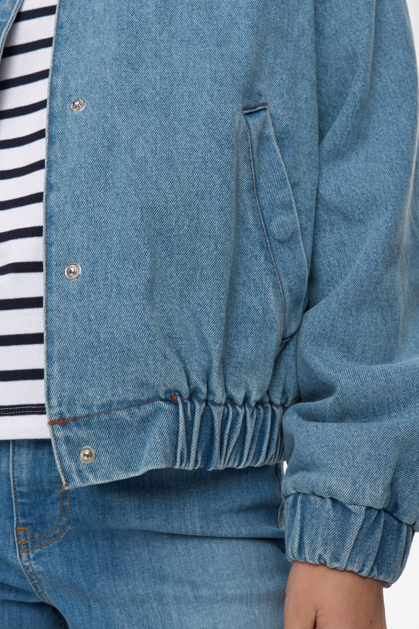 NUDENIMA JACKET - Medium Blue Denim