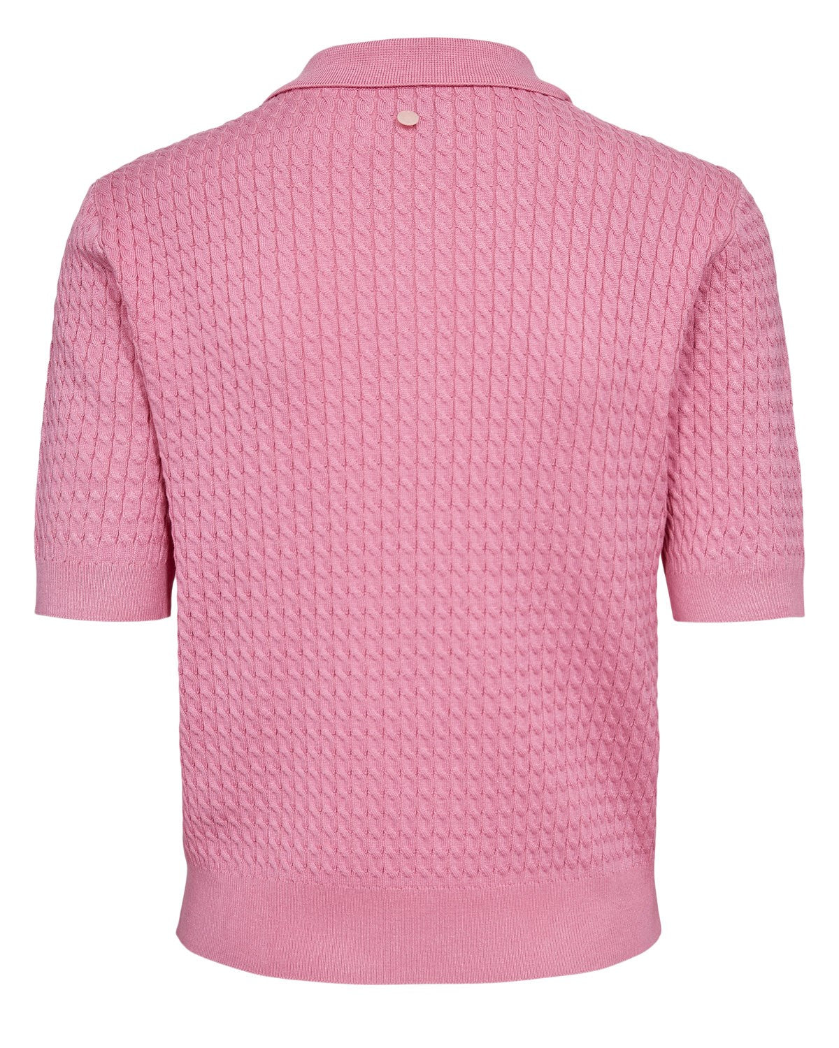 在庫有】 cut uv muguet polo FUZE Added | Stripe Pink Polo