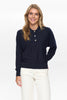 NUDAJANA L/S POLO - Dark Sapphire