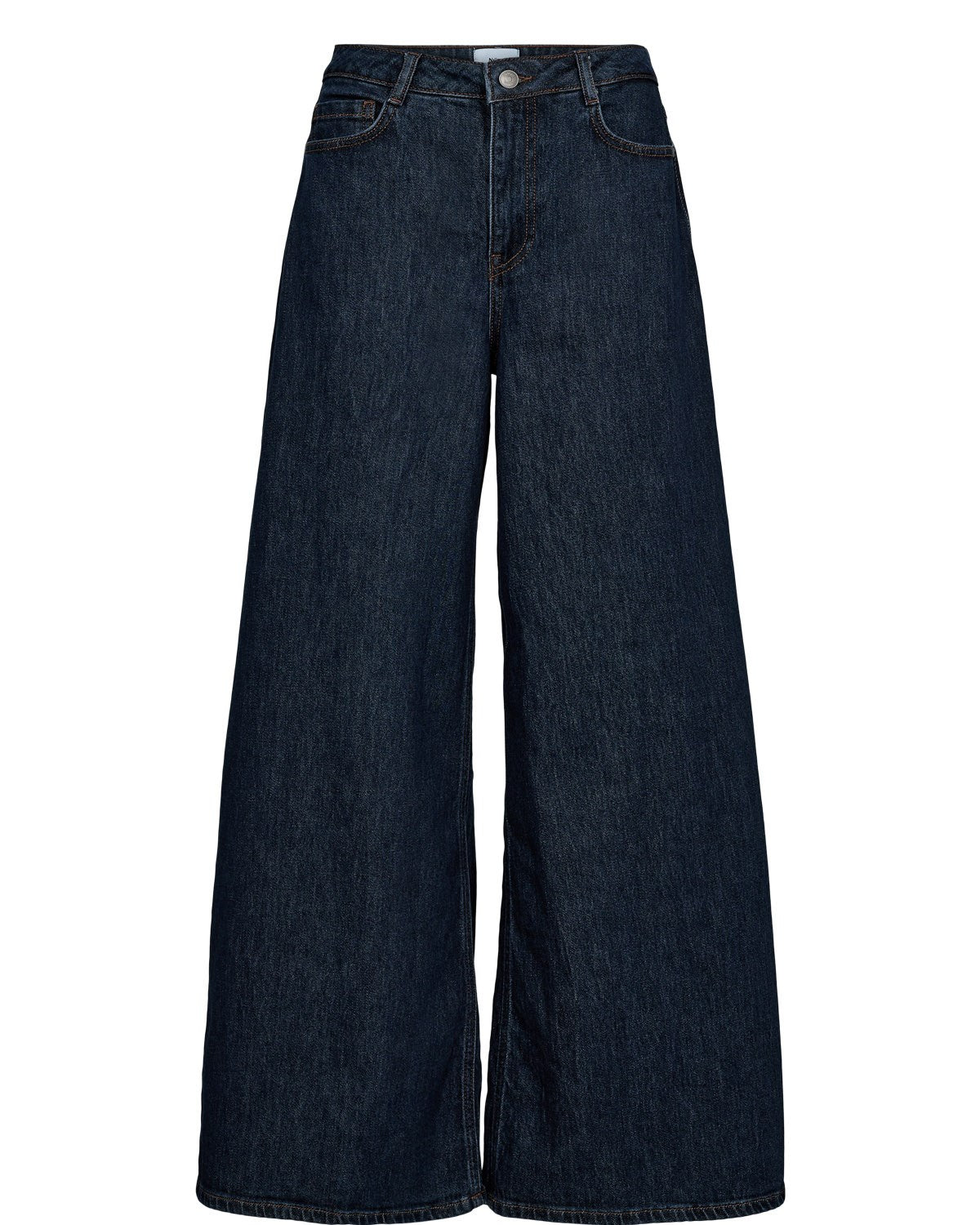 NUVENICE - HR EXTRA WIDE JEANS - Dark Blue Denim 1 – Numph DK