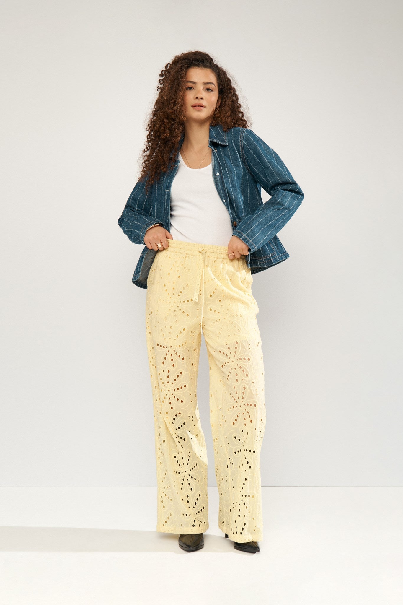 パンツ nopposun NUPALMA PANTS - Popcorn