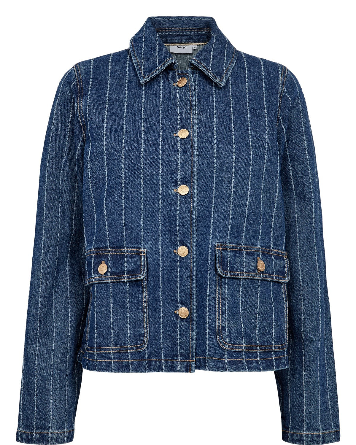NUATLANTA JACKET - Medium Blue Denim