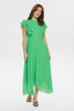 NUPARISA RUFFLE DRESS - Vibrant Green