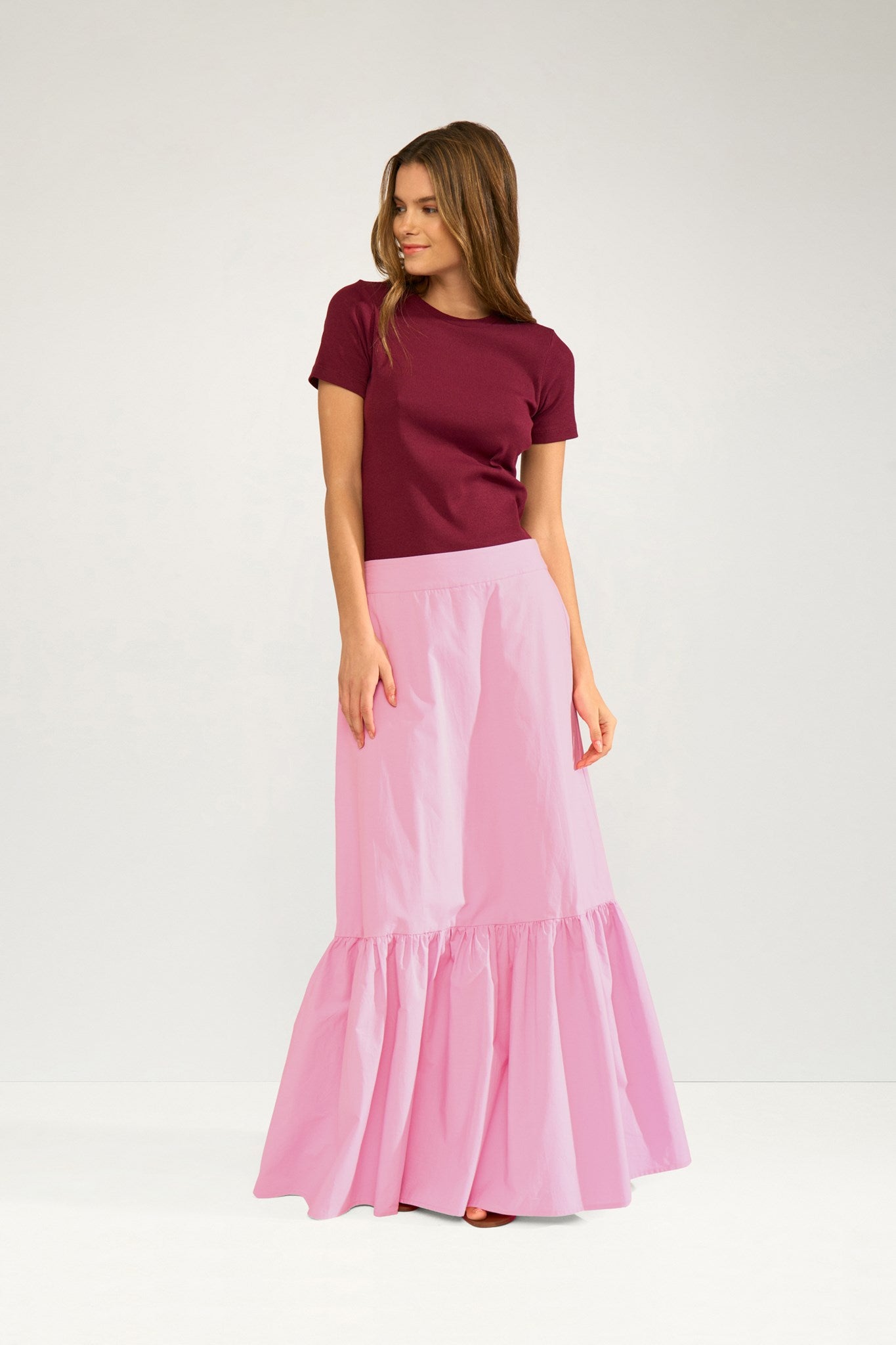【NUUANU】ヌアヌ Rose Skirt_Pink タイトスカート NUSIENNA SKIRT - Prism Pink