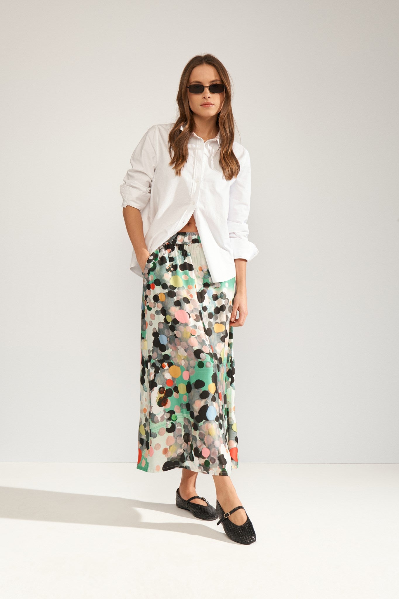 NUNORI SKIRT - Absinthe Green