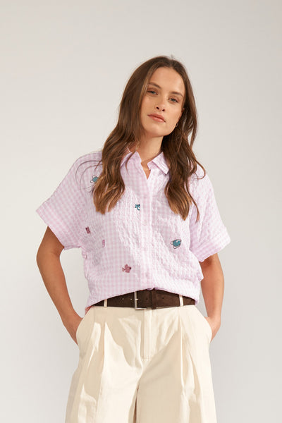 NUSURFER SLEEVELESS SHIRT - Prism Pink