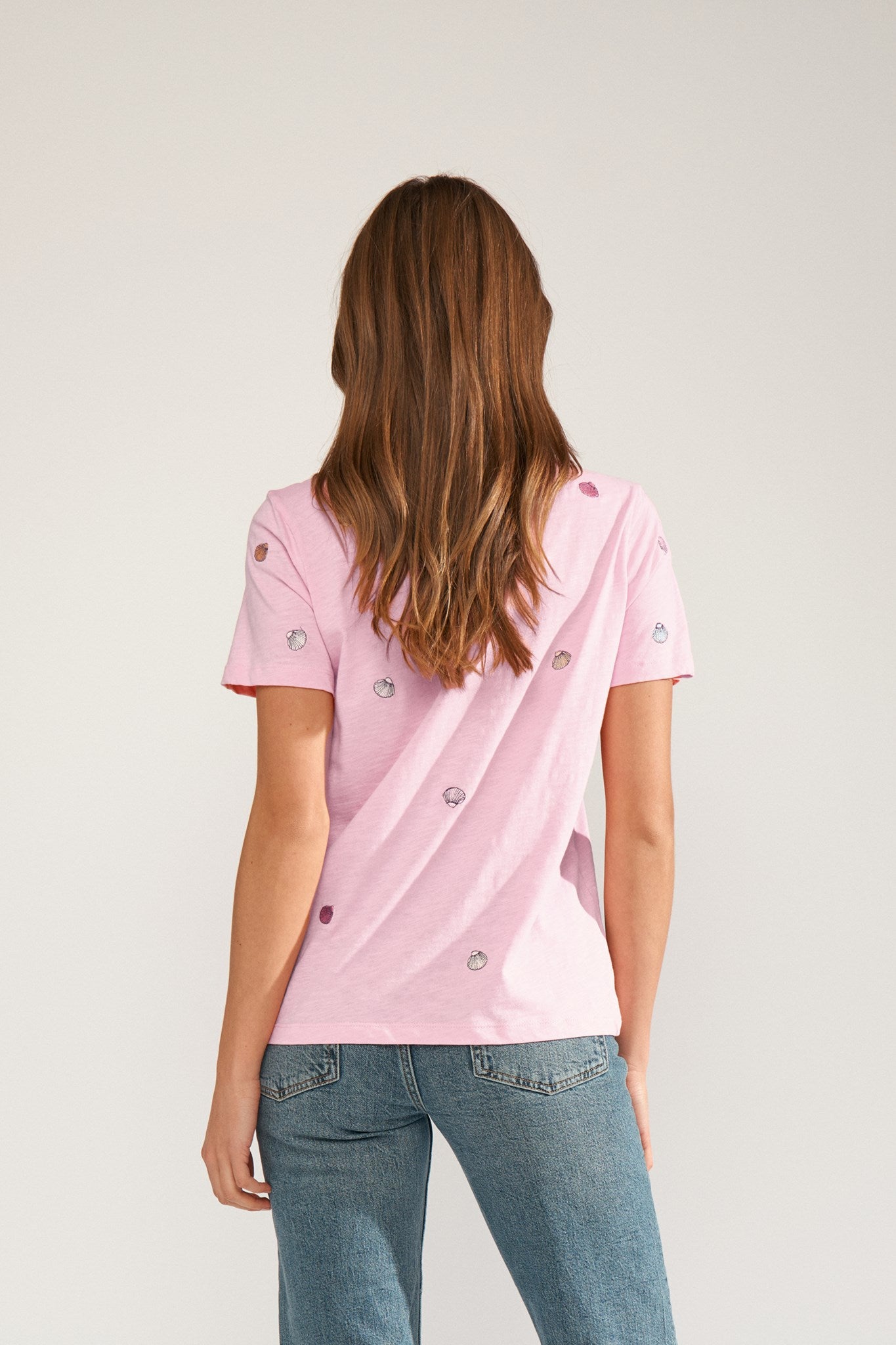 NUSHELLPA T-SHIRT - GOTS - Prism Pink