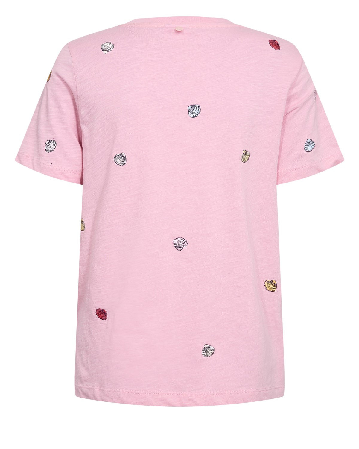 neith. Rose Studs T-shirts(Pink) オーバーサイズ NUSHELLPA T-SHIRT - GOTS - Prism Pink