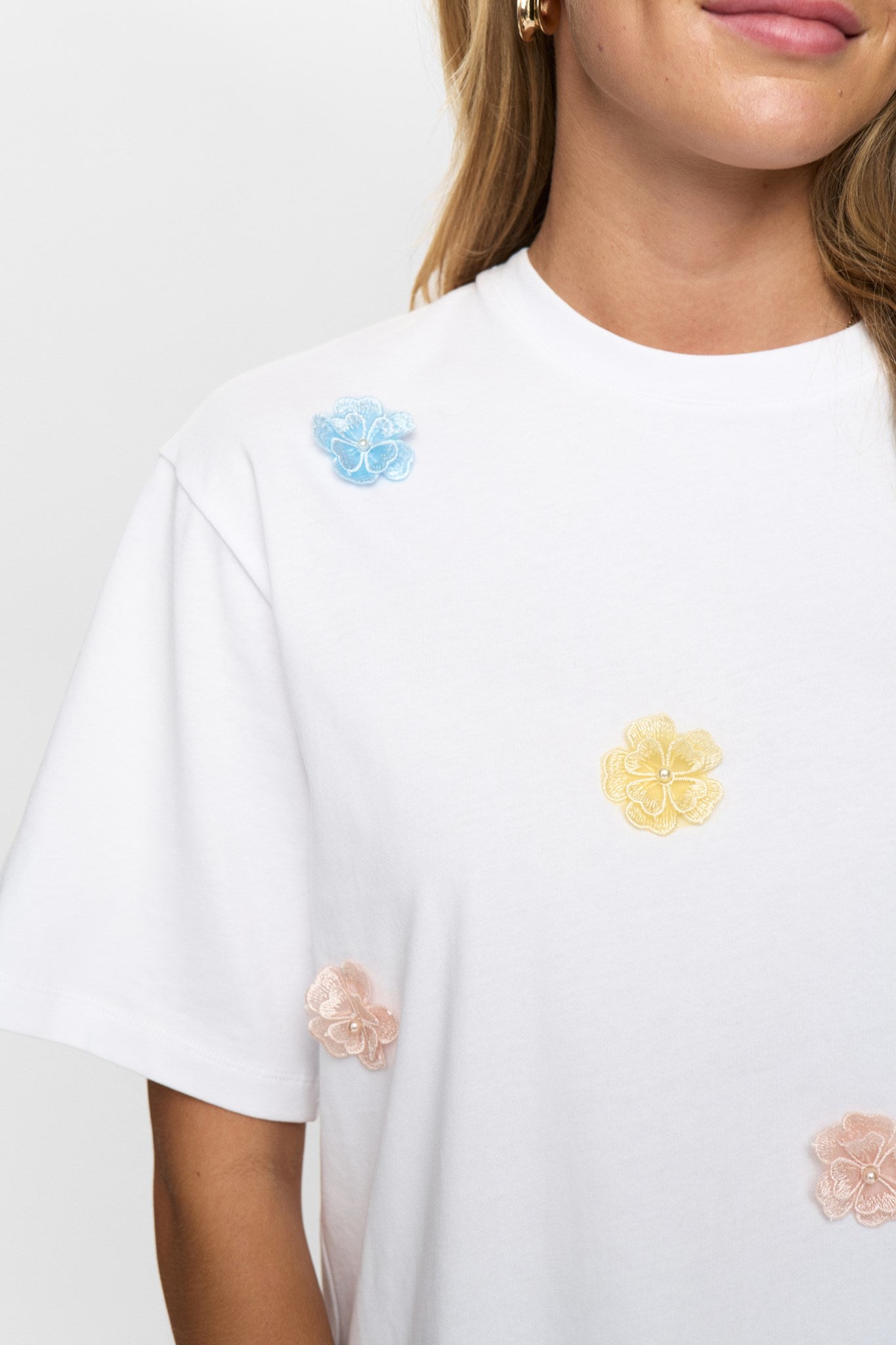 NUFLEURA LONG T-SHIRT - Skyway