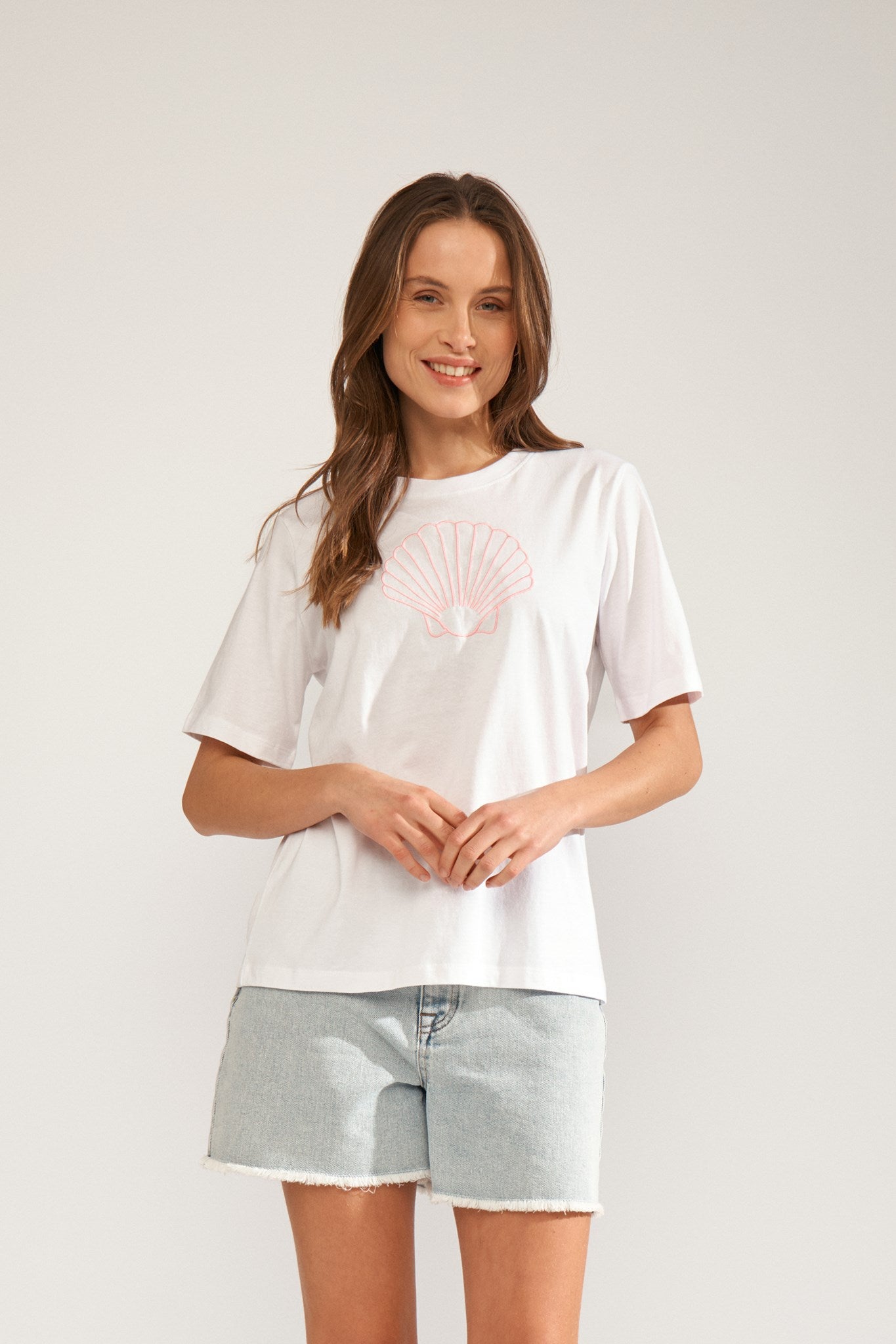 NUTIDE T-SHIRT - Bright White