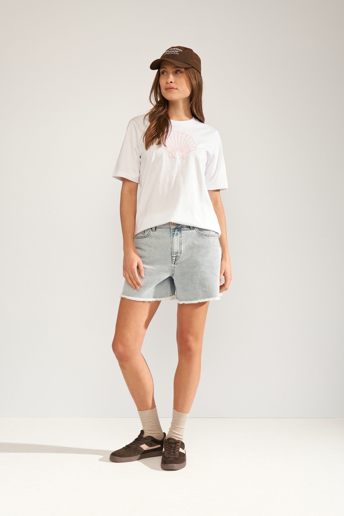NUTIDE T-SHIRT - Bright White