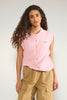 NURIETTE CHECK VEST - Pink Lady