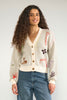 NURAVISSI CARDIGAN - Light grey mel