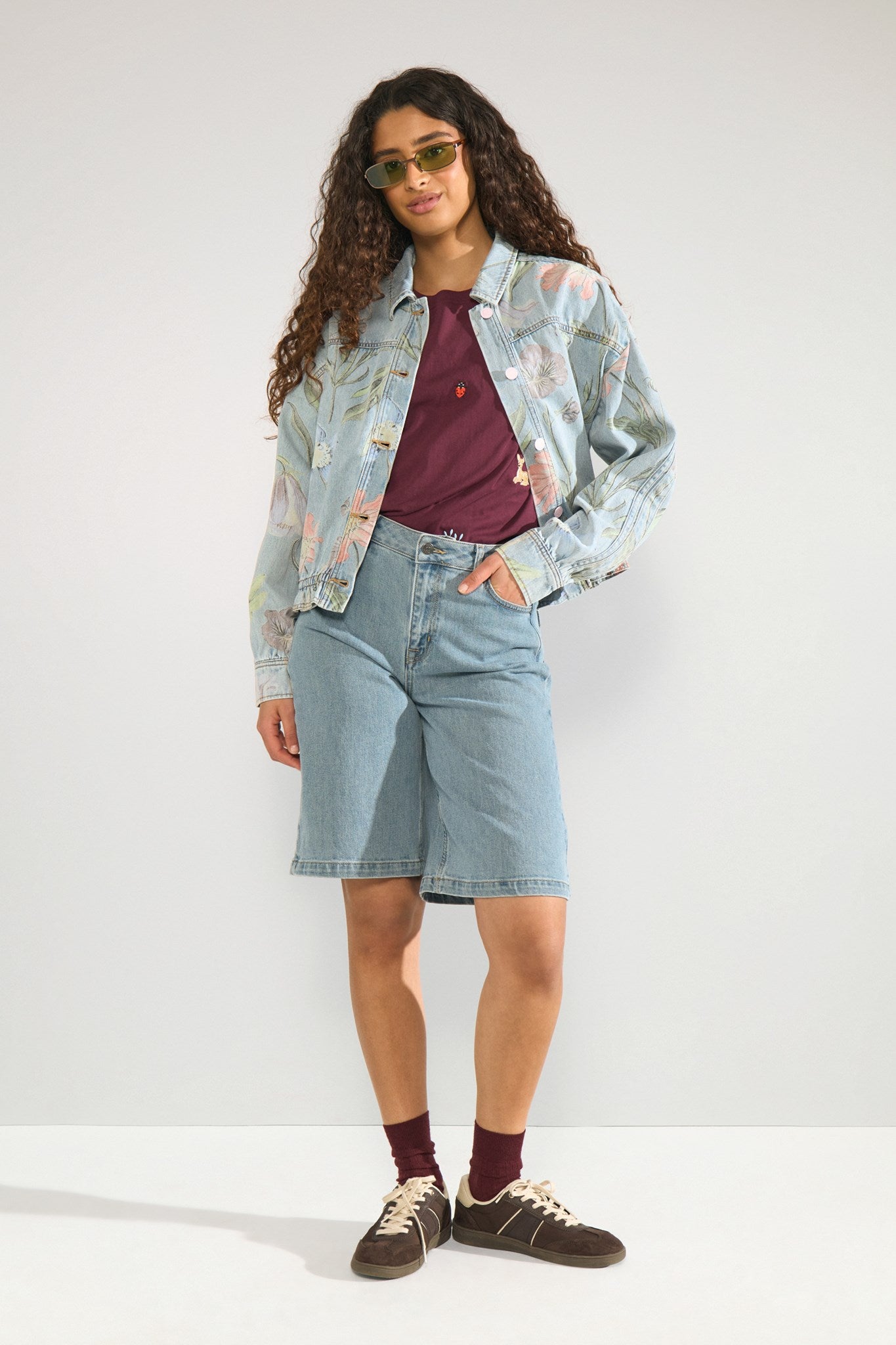 NUVERONA JACKET - Light Blue Denim