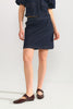 NUALETTA MINI SKIRT - Dark Blue Denim